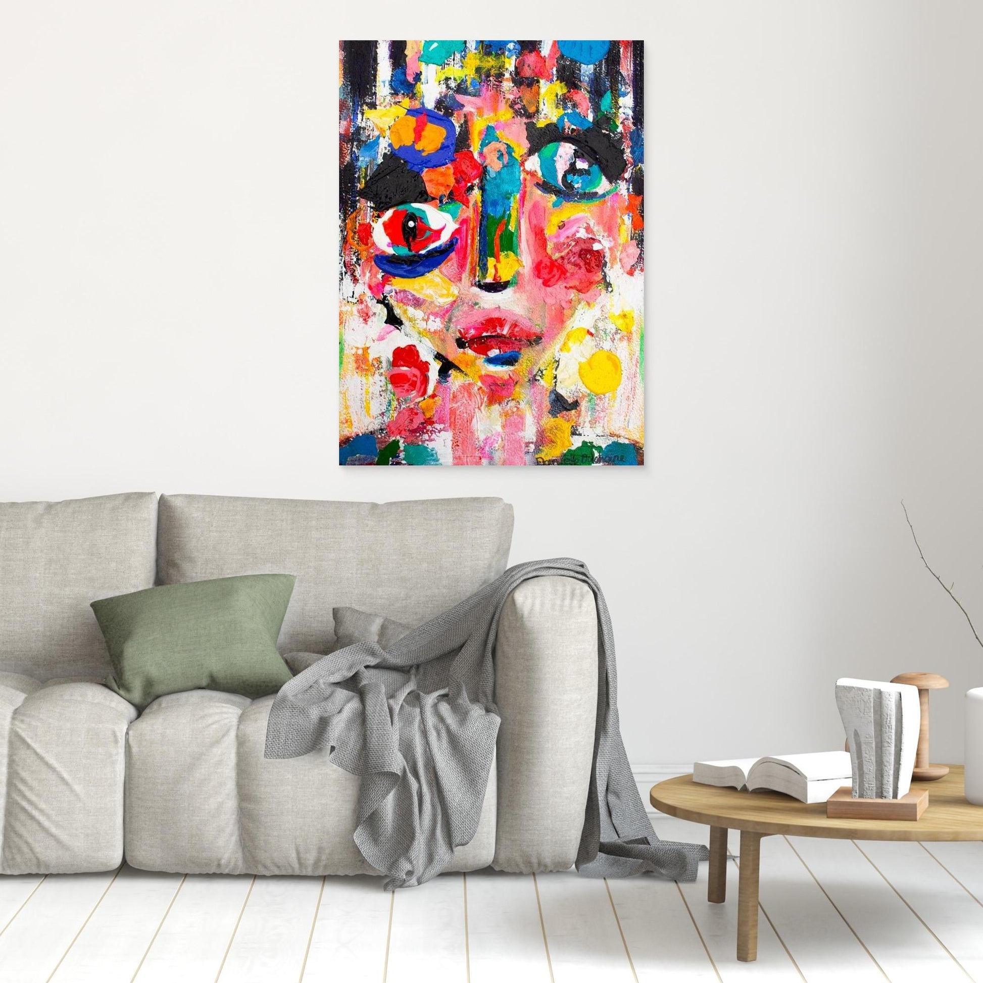 Fine art canvas print - Klodders vol leven - Danielle Ducheine