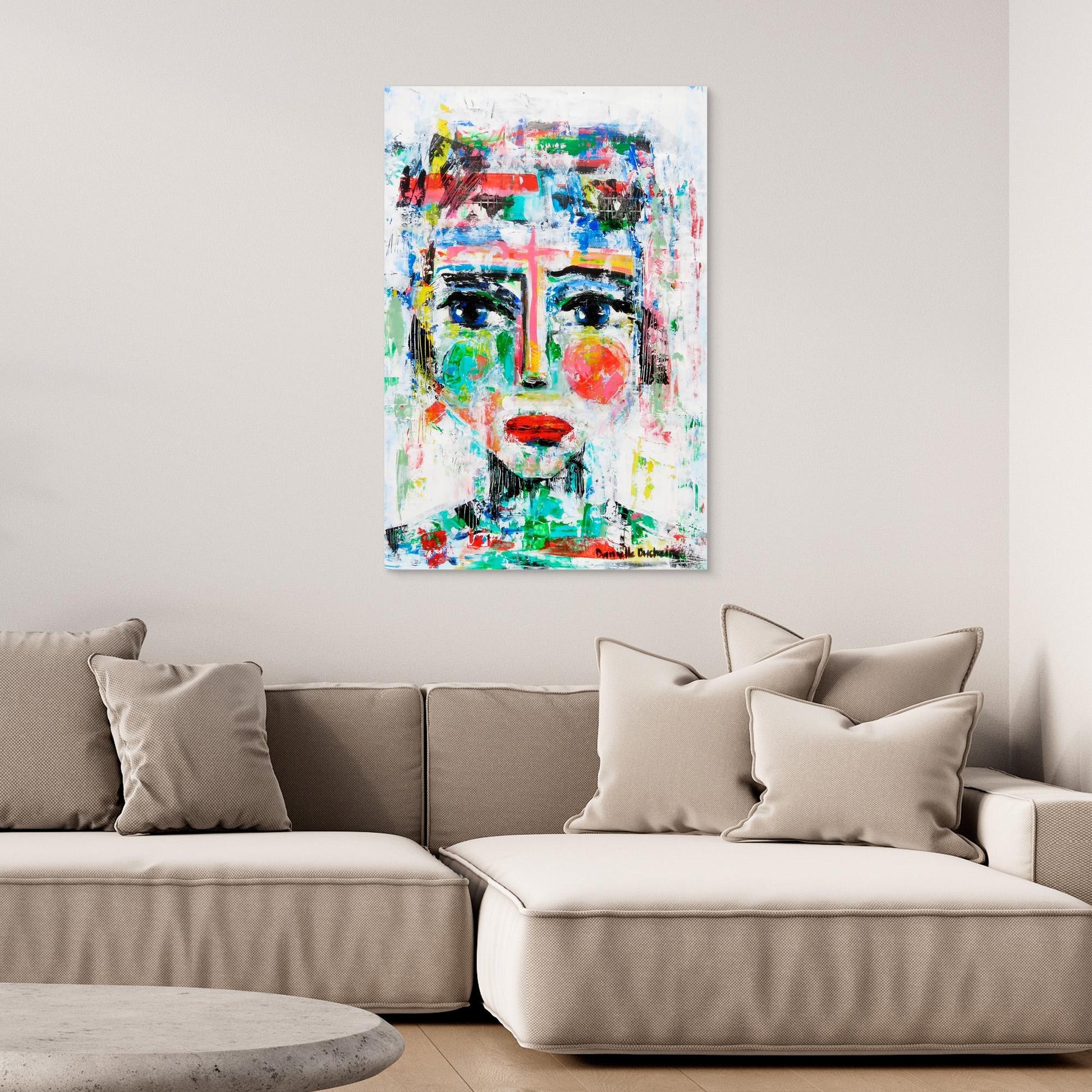 Krachtige vrouw ontwaakt