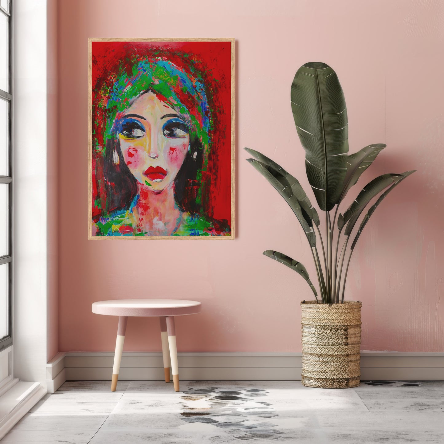 Colorful Gypsy woman