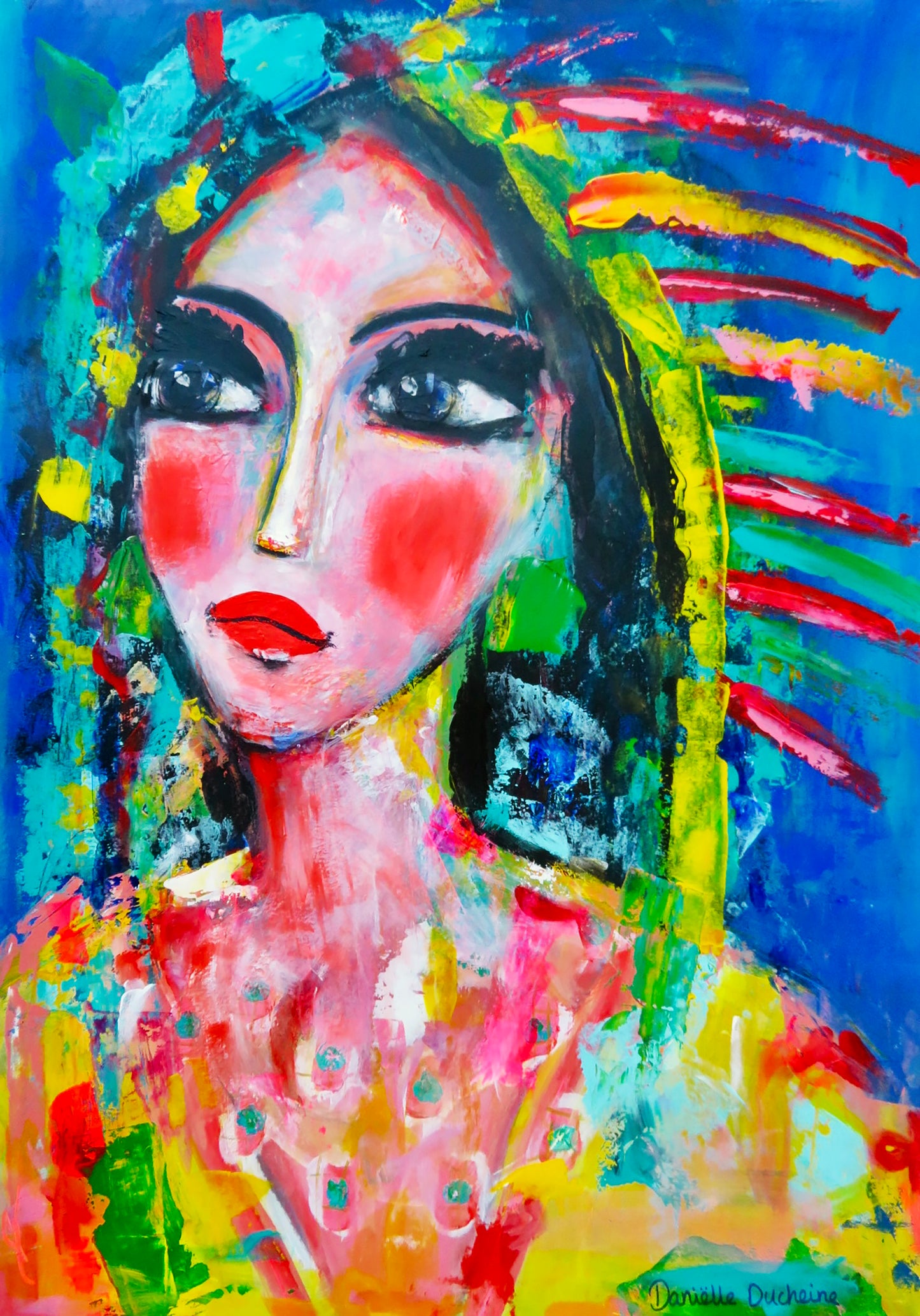 Colorful Indian Woman