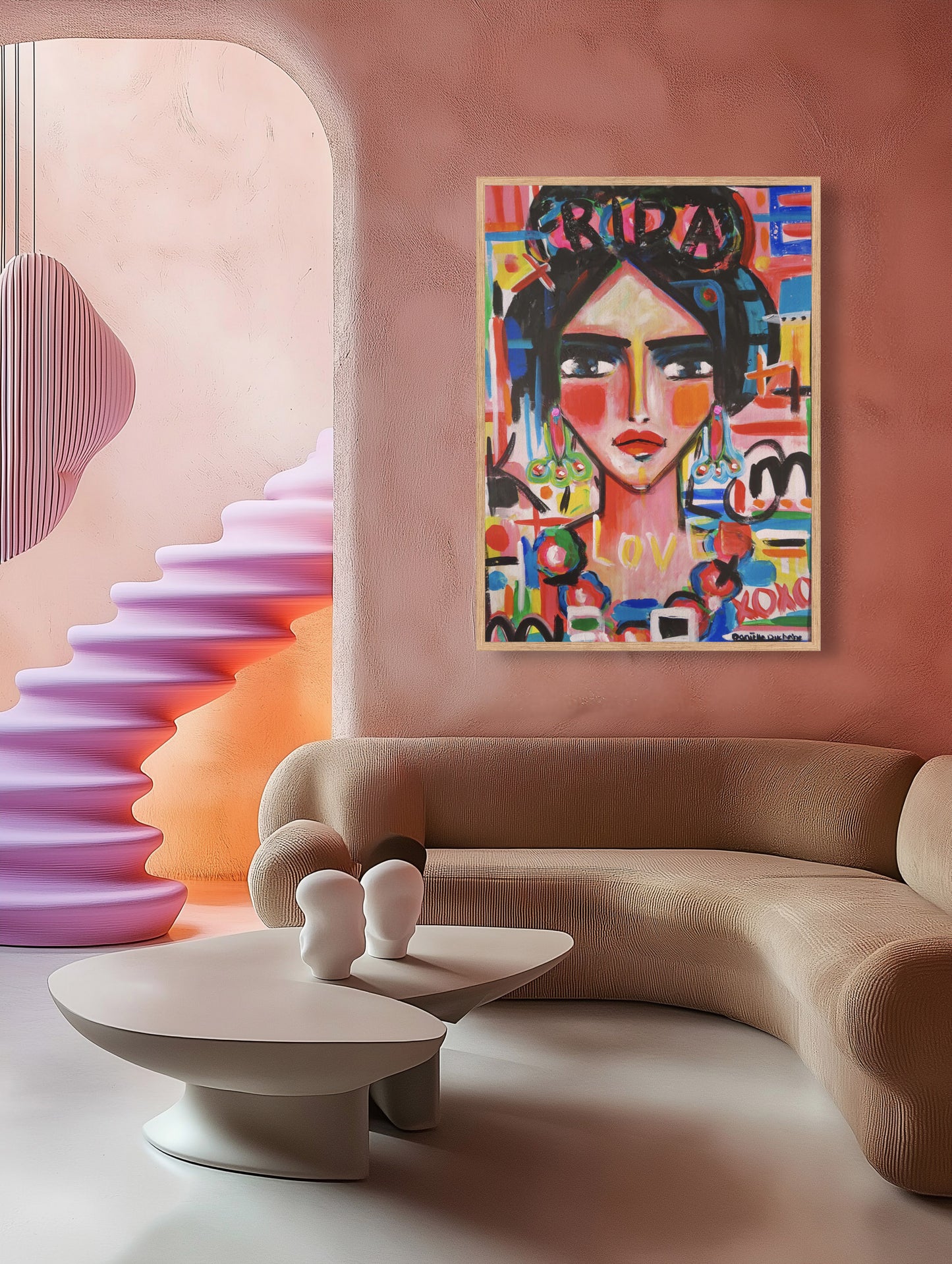 Ode aan Frida - Canvas