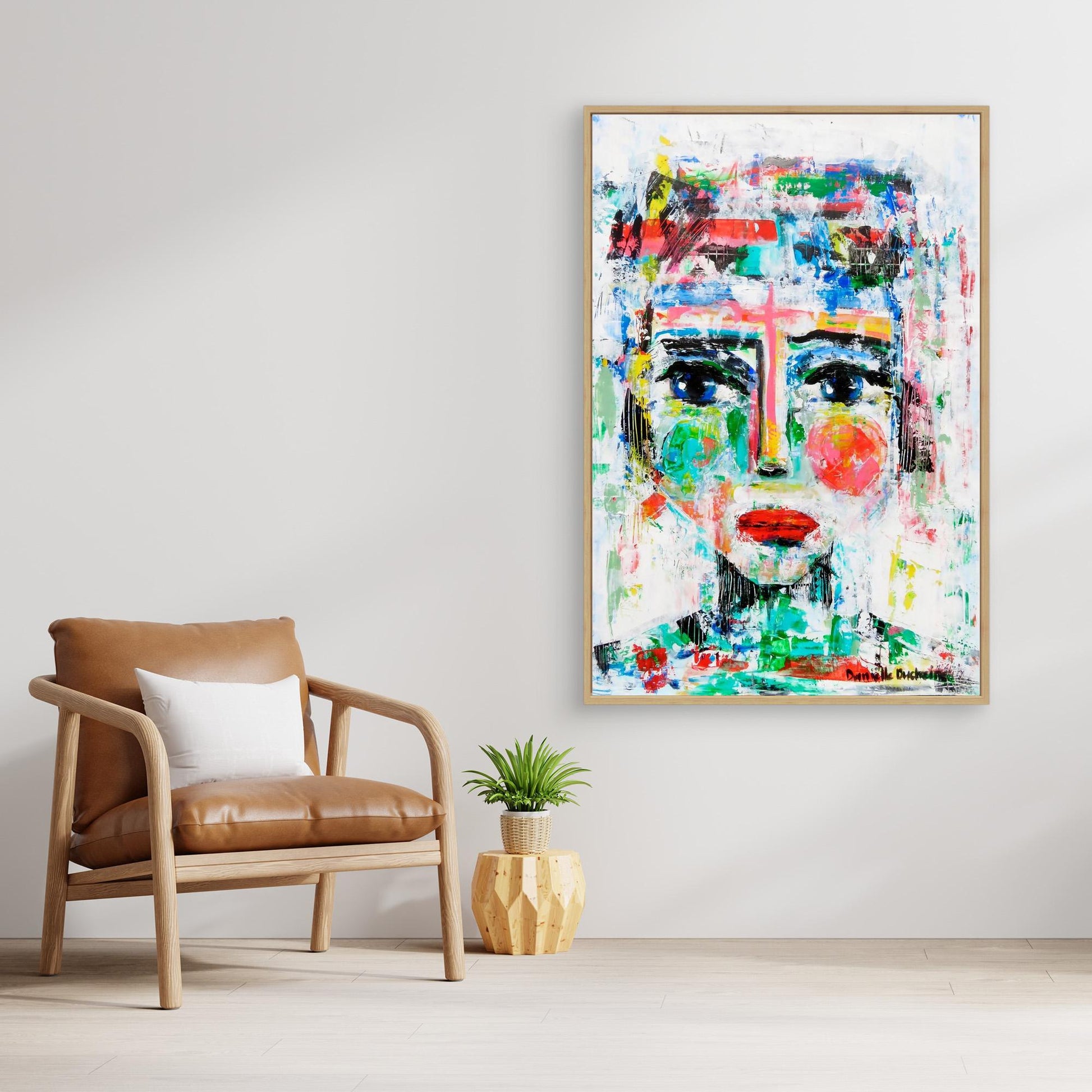 Krachtige vrouw ontwaakt