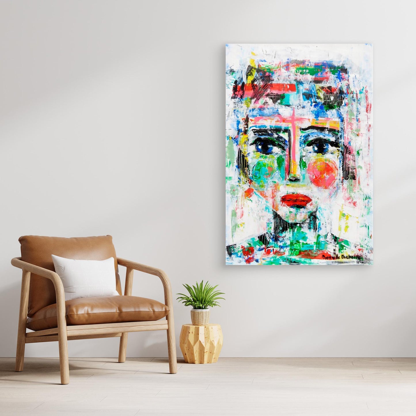 Krachtige vrouw ontwaakt