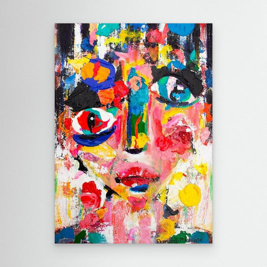 Fine art canvas print - Klodders vol leven - Danielle Ducheine